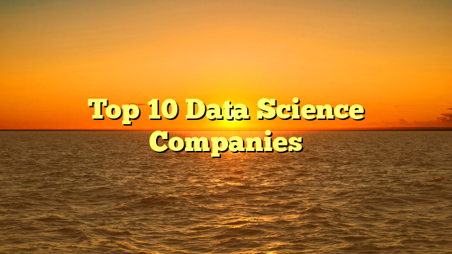 Top 10 Data Science Companies